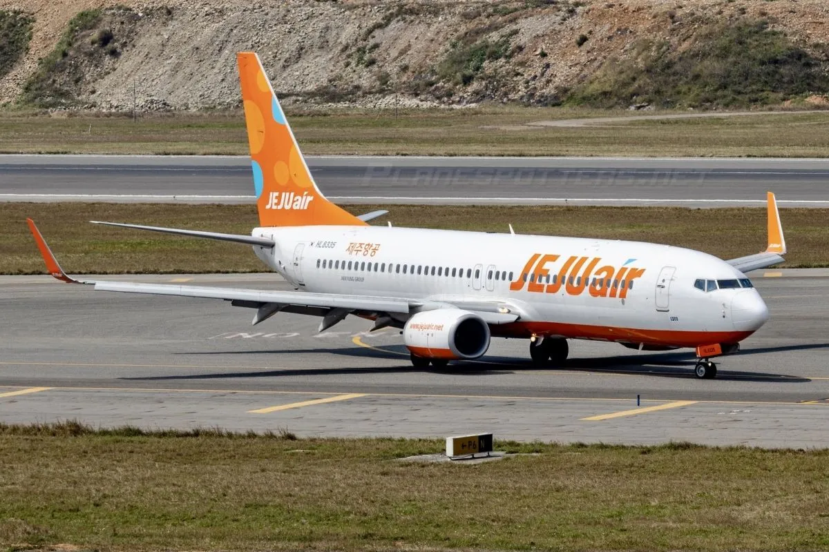 Pesawat terbang Jeju Air Boeing 737-800. (Foto/ANTARA)