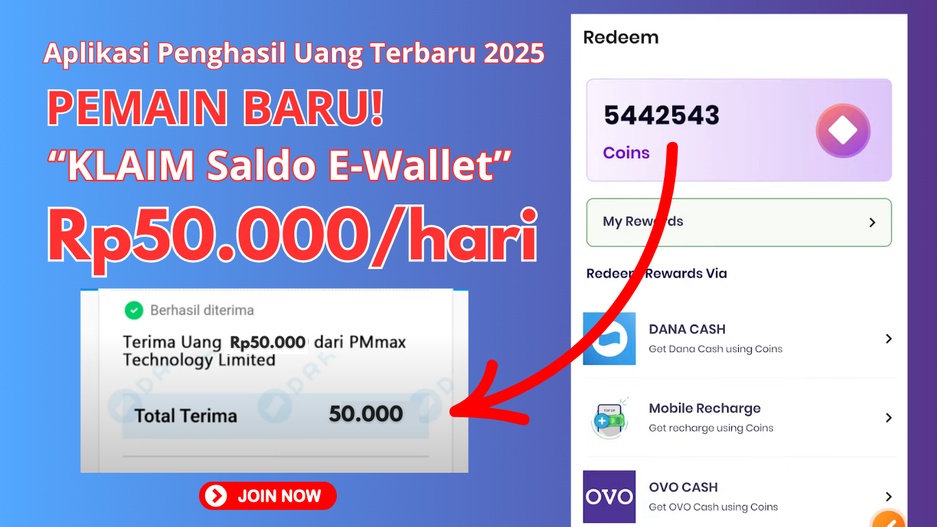 Lumayan Banget Rp50.000/Hari dari Aplikasi Penghasil Uang Berikut Ini