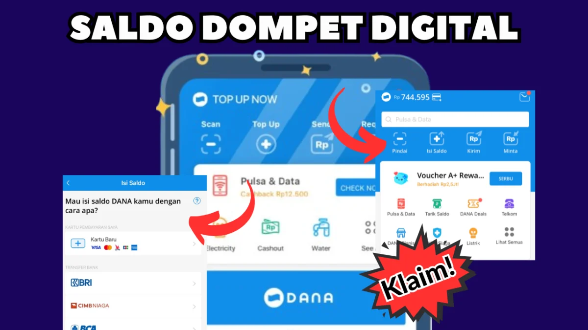 Klaim Saldo Dompet Digital Rp280.000 Lewat Aplikasi Penghasil Uang Terbukti Membayar