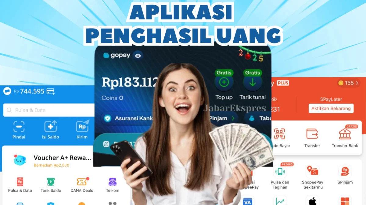 2 Aplikasi Penghasil Uang Tercepat 2024, Klaim Saldo E-Wallet Rp240.000-an