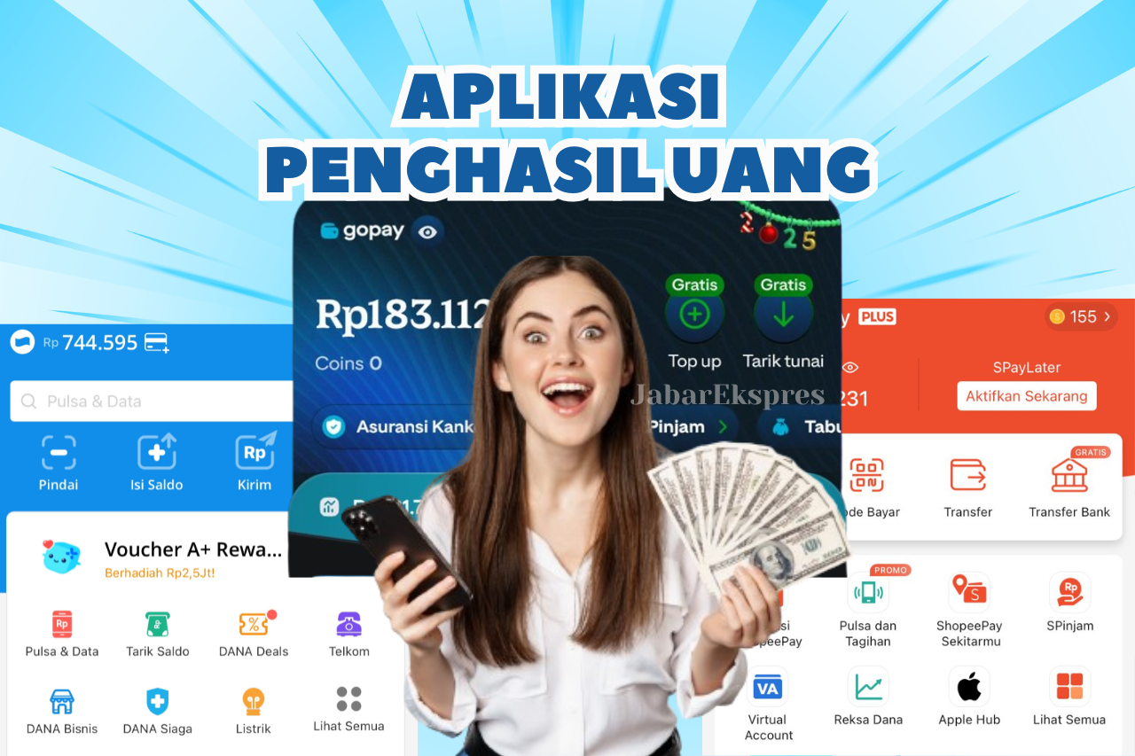 2 Aplikasi Penghasil Uang Tercepat 2024, Klaim Saldo E-Wallet Rp240.000-an