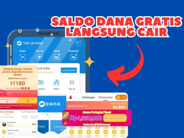 Saldo DANA Gratis Harian Rp120.000 Langsung Cair Ke Rekening Lewat Ini