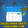 KLAIM Saldo DANA Gratis Rp 278.000 Langsung Cair Cepat Ke Akun