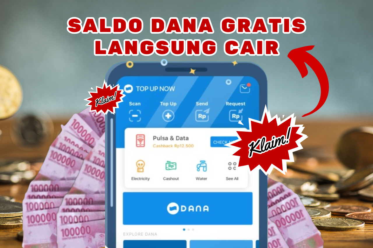 Tarik Saldo DANA Rp525.000 Gratis Langsung Cair Ke Rekening Tanpa Syarat KTP