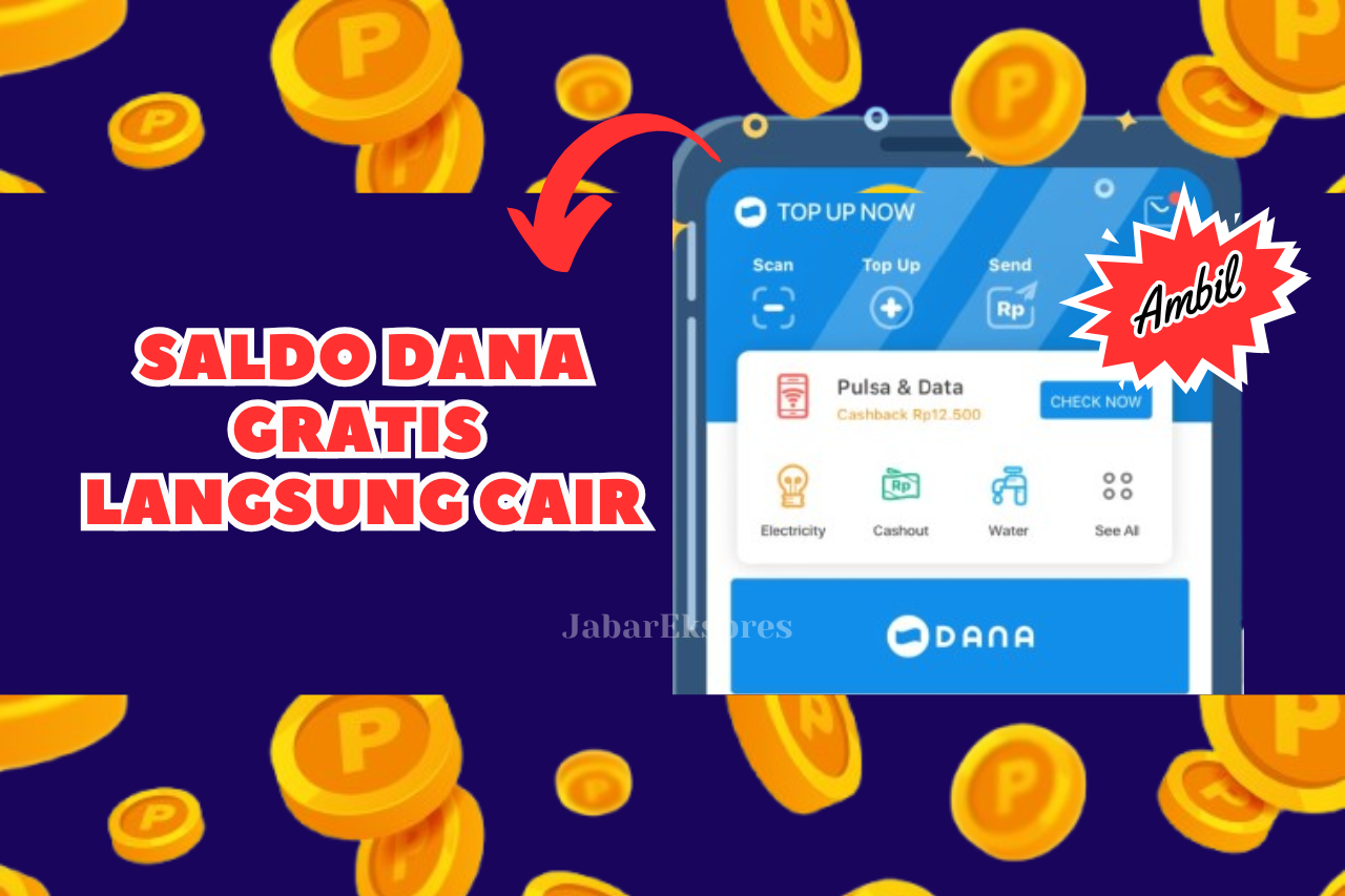 Saldo DANA Gratis Harian, Ambil Rp50.000 Langsung Cair Tanpa KTP