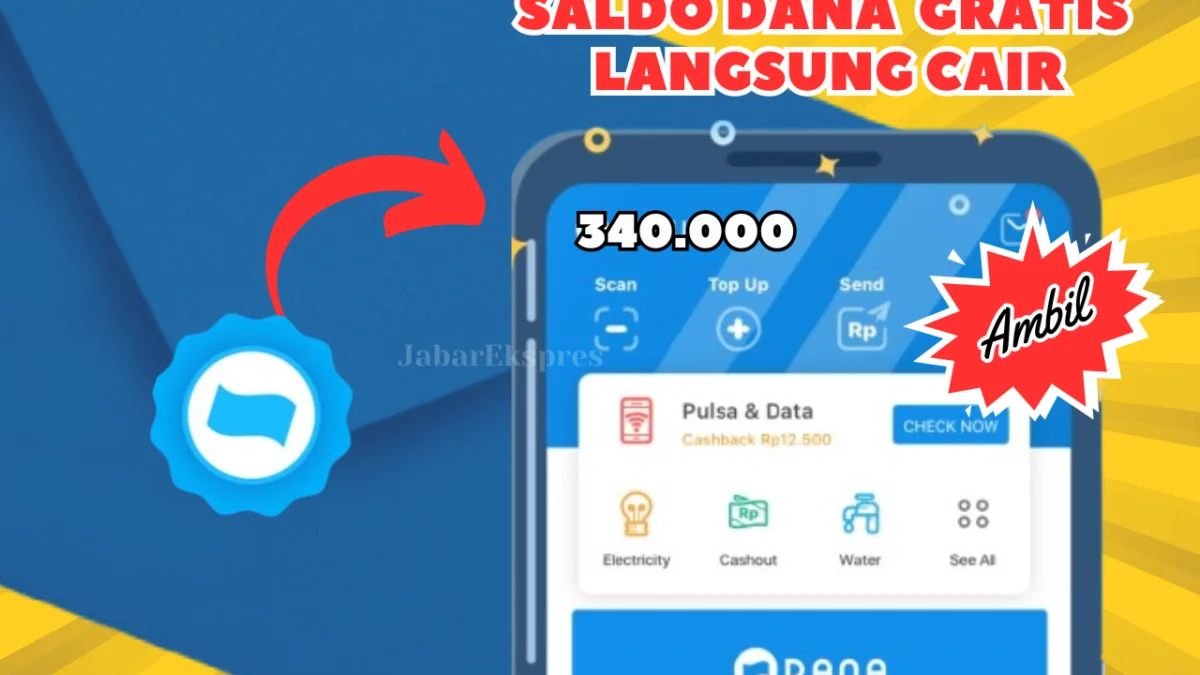 Saldo DANA Rp340.000 Gratis Cair Hitungan Menit Langsung Ke Pengguna