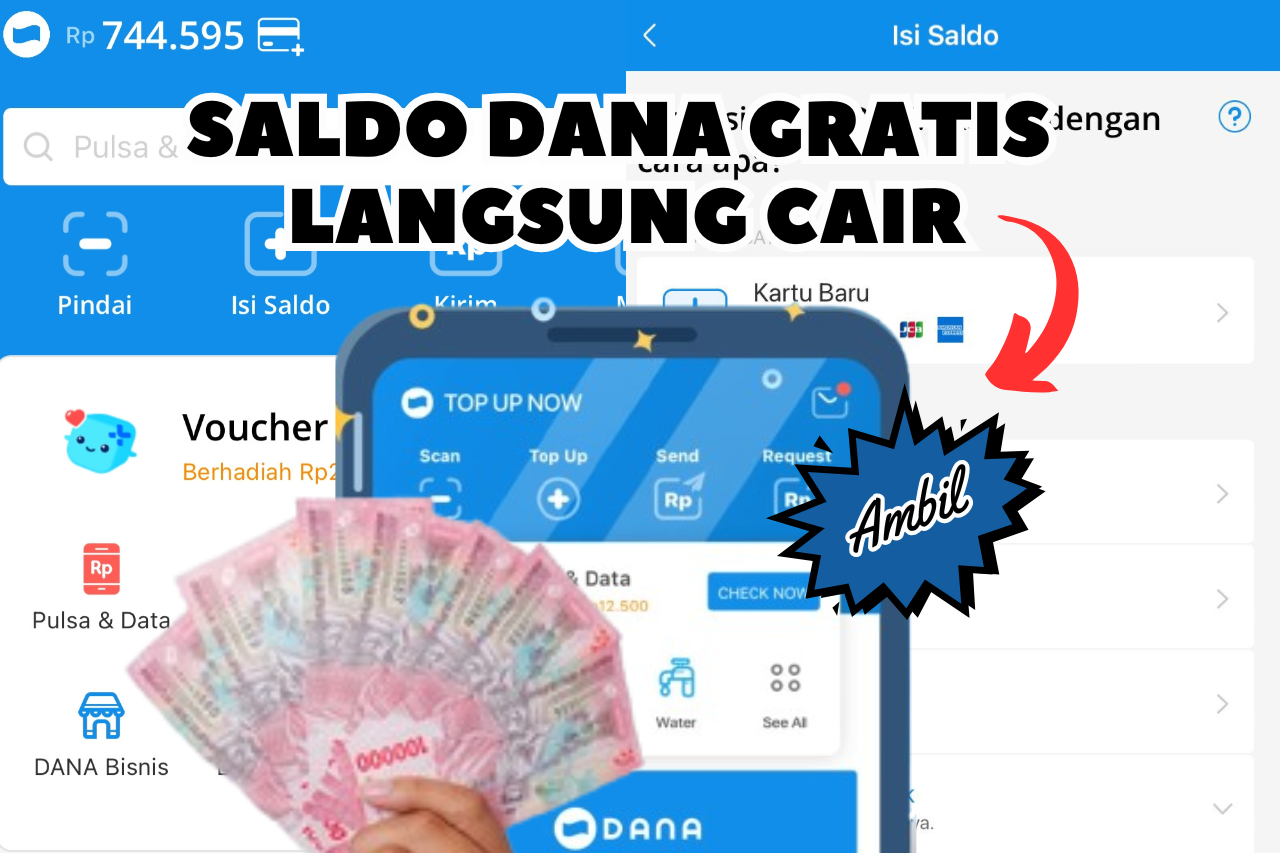 Dapetin Saldo Rp460.000 E-Wallet DANA Gratis Langsung Cair Ke Rekening Login Nomor WhatsApp