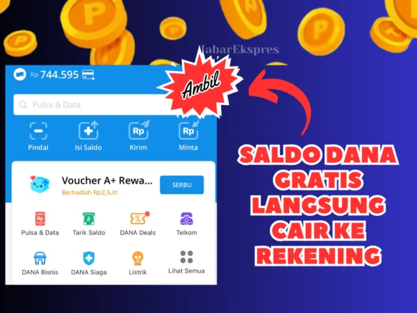 Cair Saldo DANA Rp500.000 Gratis Langsung Transfer Ke Rekening Hitungan Menit