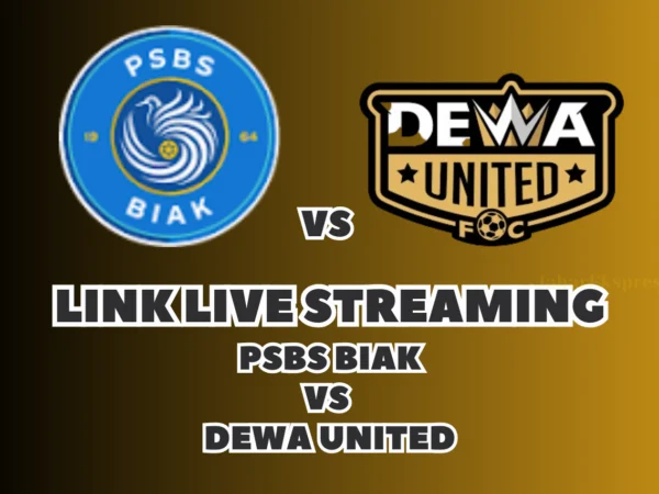 LINK Live Streaming PSBS Biak vs Dewa United, Pekan Ke-17 di BRI Liga 1 2024/2025 