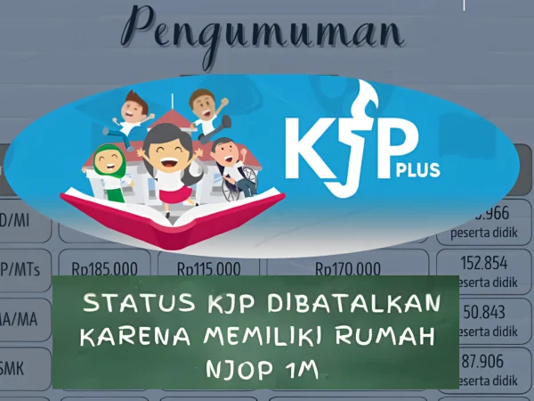 KJP Plus 2024 Anda Dibatalkan Karena NJOP 1 M? Ini Solusinya