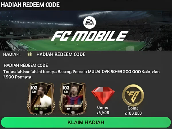 Ini Kode Redeem FC Mobile 11 Desember 2024, Apa Saja Hadiahnya?