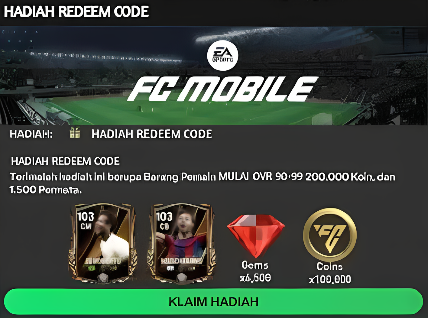 Event Daily Chronicles FC Mobile, Banyak Hadiah dan Kode Redeem!