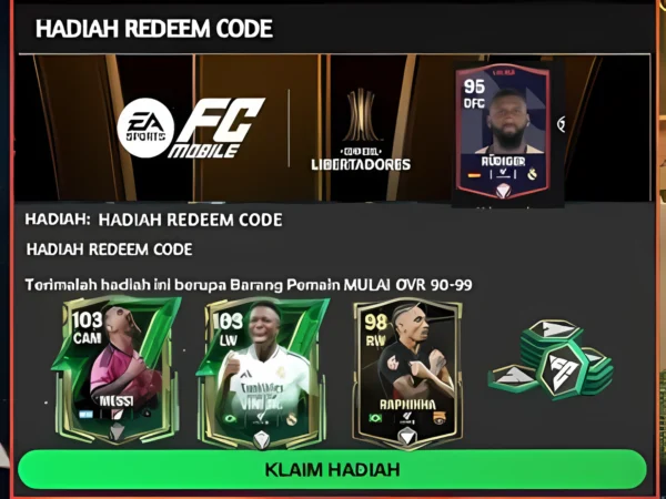 Gunakan Kode Redeem FC Mobile Terbaru ini, Bisa Kasih Hadiah Eksklusif Per Hari