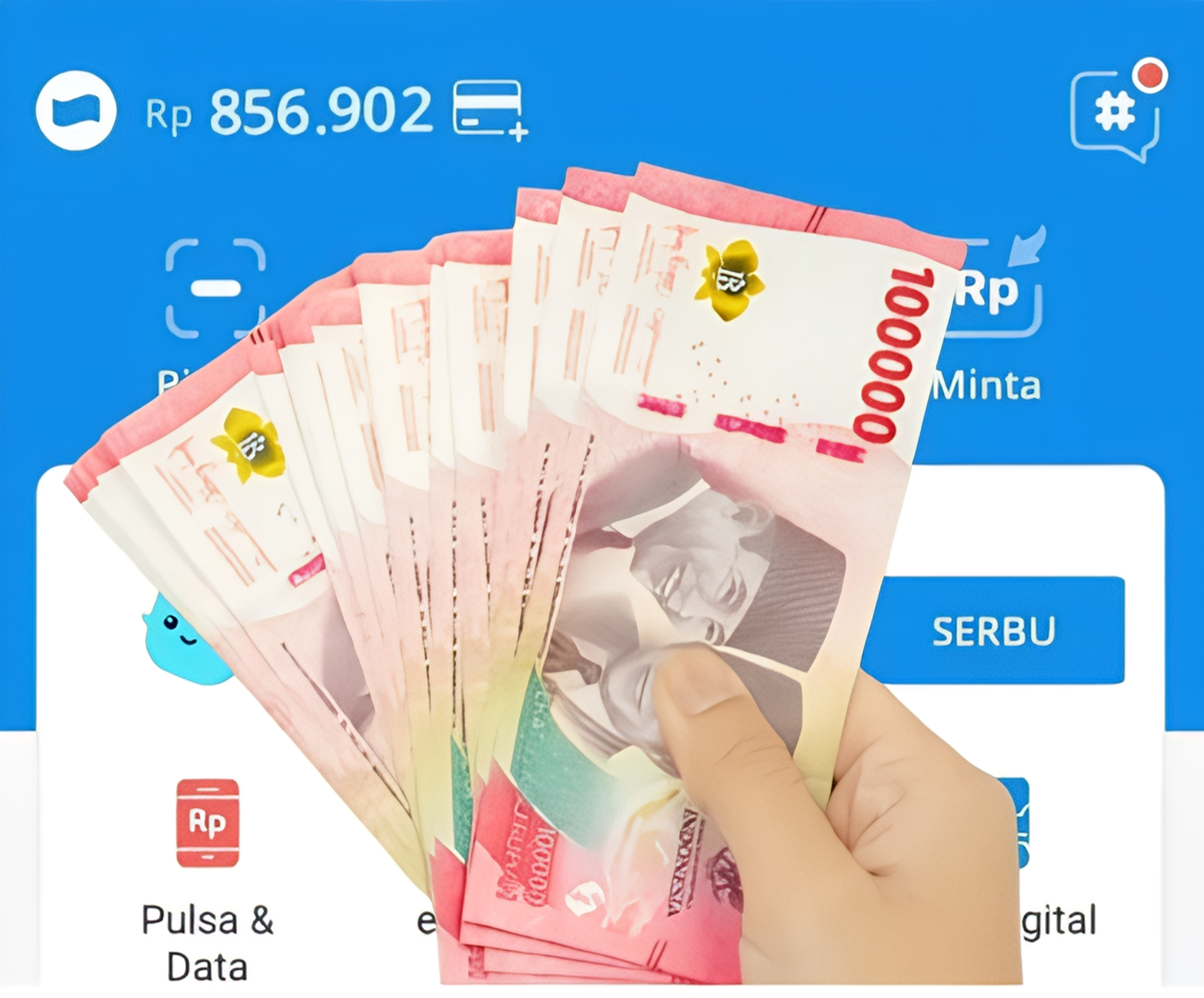 Cairkan Saldo DANA Gratis Rp852.000 dari Aplikasi Penghasil Uang, Begini Caranya!