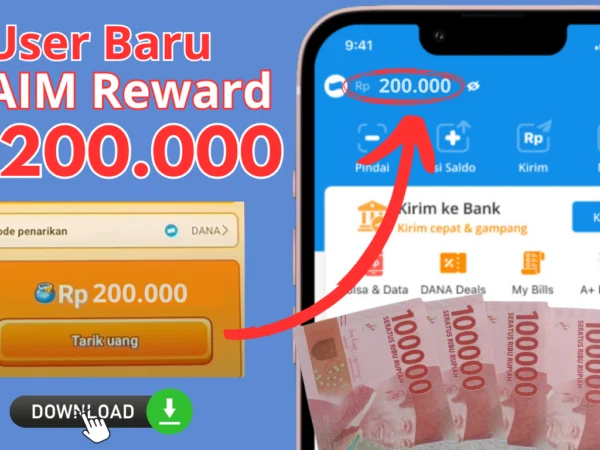 Reward Saldo DANA Rp200.000 Gratis Langsung Cair Khusus User Baru