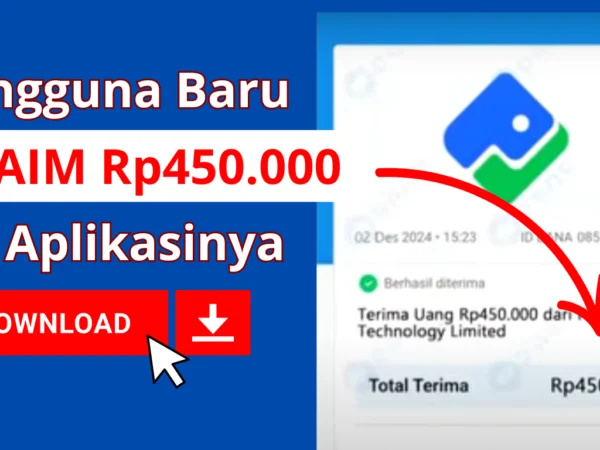 Pengguna Baru Dikasih Saldo Rp450.000 Gratis dari Aplikasi Penghasil Uang Ini