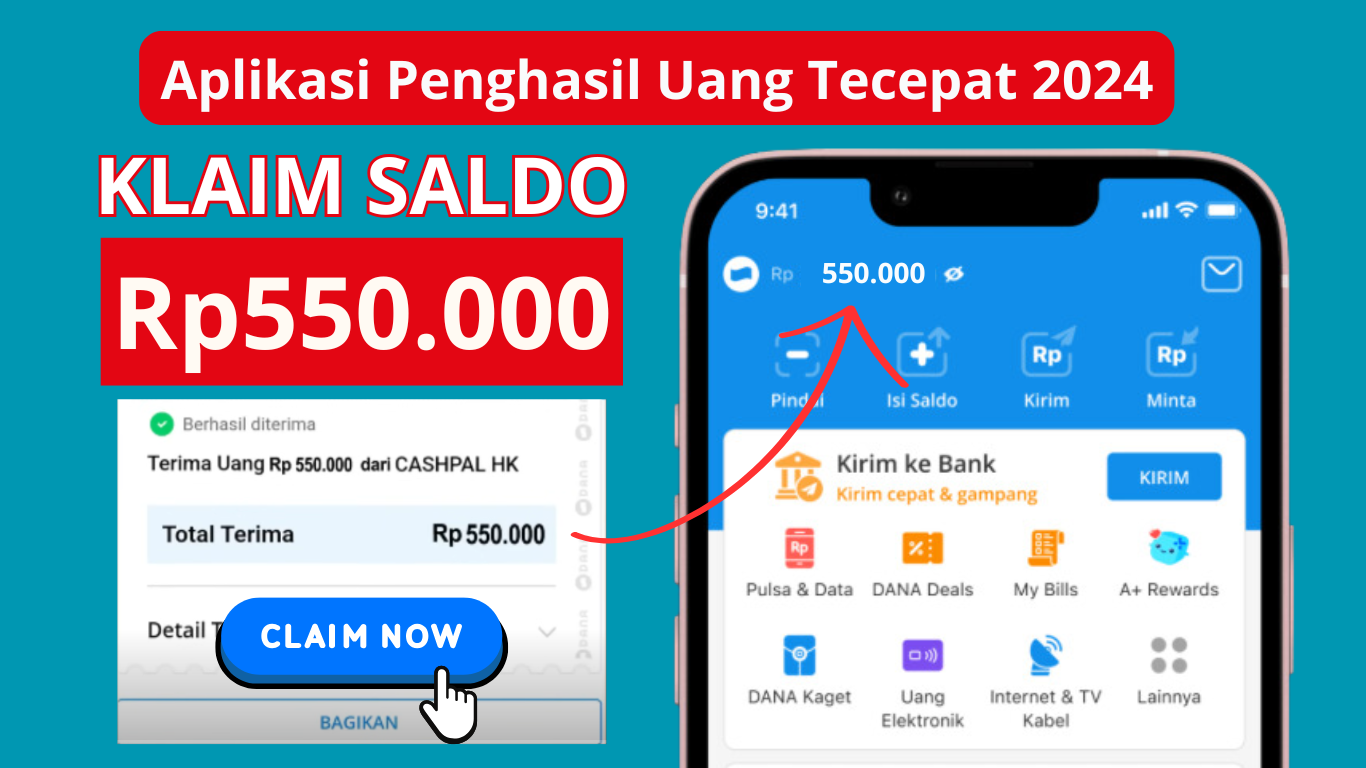 Masuk Saldo hingga Rp550.000 Gratis ke Dompet DANA, Cek Aplikasi Ini!