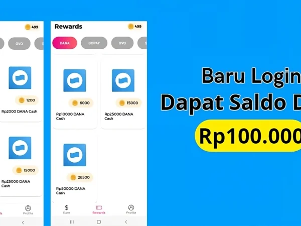 Baru Login Dapat Saldo DANA Gratis Rp100.000 Langsung Cair