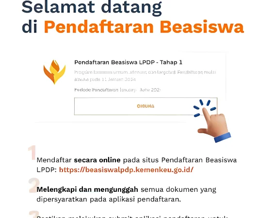 Jadwal Pendaftaran hingga Tahapan Seleksi Beasiswa LPDP 2025