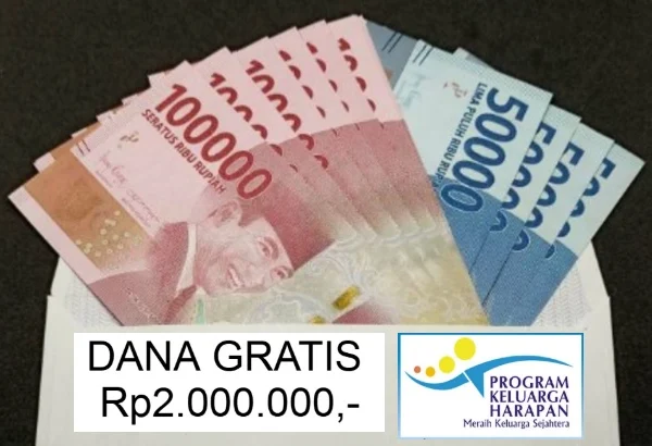 Ilustrasi Dana bantuan gratis dari program PKH.