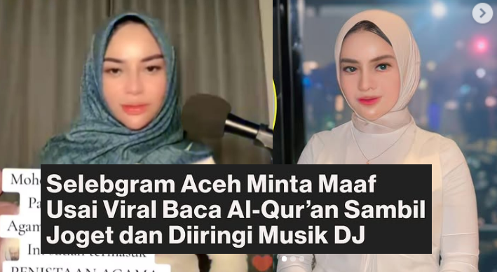 Mira Ulfa Baca Al-Qur'an Sambil Live Musik DJ, Ini Klarifikasinya