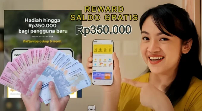 Aplikasi Pengahsil uang yang berikan Reward untuk pengguna barunya.