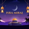 ILUSTRASI tema acara Isra Miraj. (freepik)