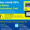 Ini Batas Maksimal Pembelian Token Listrik Diskon 50% yang Berlaku di 2025