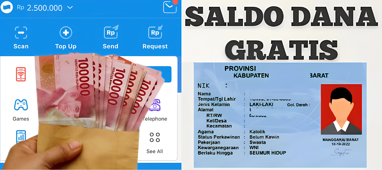 Cair Saldo Dana Rp 2,4 Juta Syarat KTP, Begini Cara Cara Cek di HP