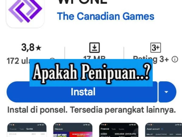 Benarkah Aplikasi WPONE Ini Aman atau Penipuan Berkedok Investasi?