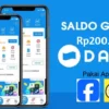 Dapat Saldo DANA Gratis pakai Aplikasi Facebook.