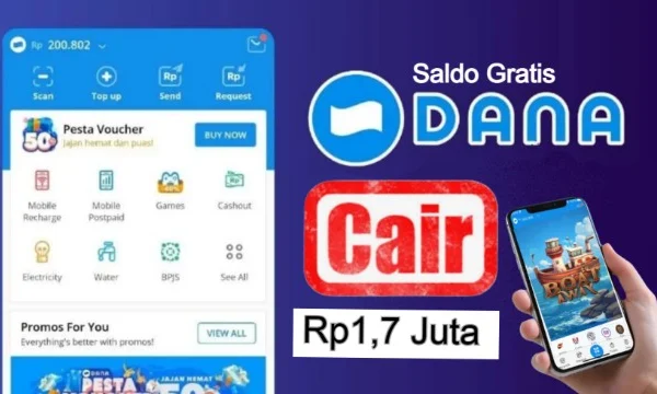 Game penghasil saldo DANA gratis langsung cair.