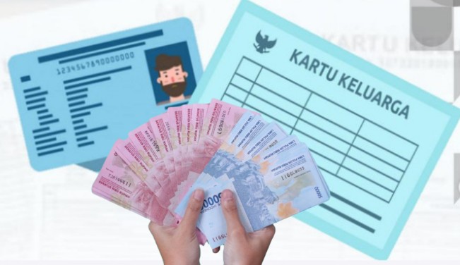 Ilustrasi Dana Gratis dengan modal KTP dan KK.