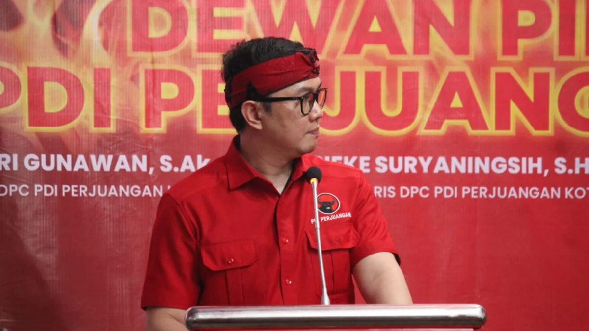 Ketua DPC PDI Perjuangan Kota Bandung Andri Gunawan. (foto/Hendrik Muchlison)