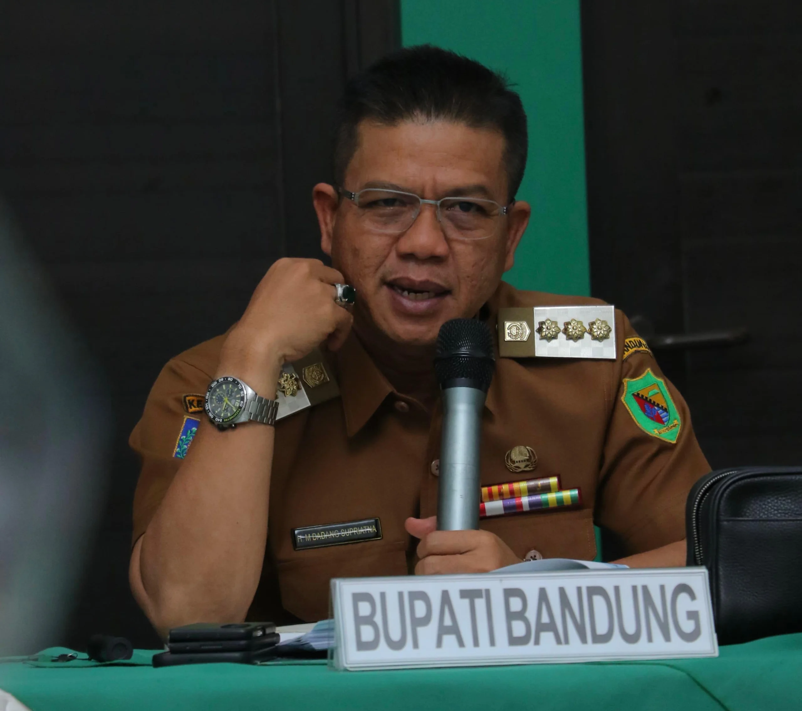 Bupati Bandung Dadang Supriatna saat gelar ekspose kinerja 2025. Foto Istimewa