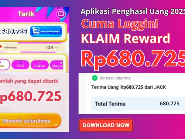 Gak Ada Tugas! Cuma "Daftar" Cair Saldo DANA Rp680.725 Gratis