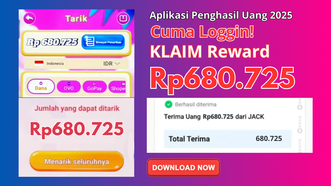 Gak Ada Tugas! Cuma "Daftar" Cair Saldo DANA Rp680.725 Gratis