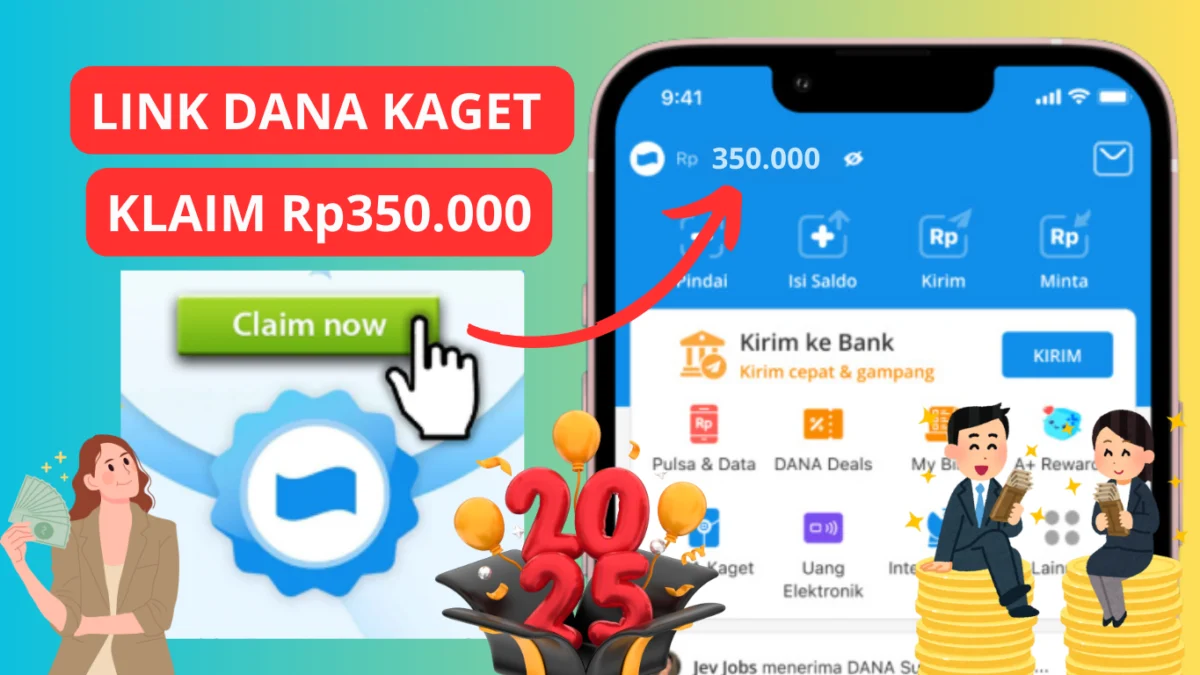 Hanya 1 Kali Kesempatan 'KLAIM' Amplop DANA Kaget Rp350.000