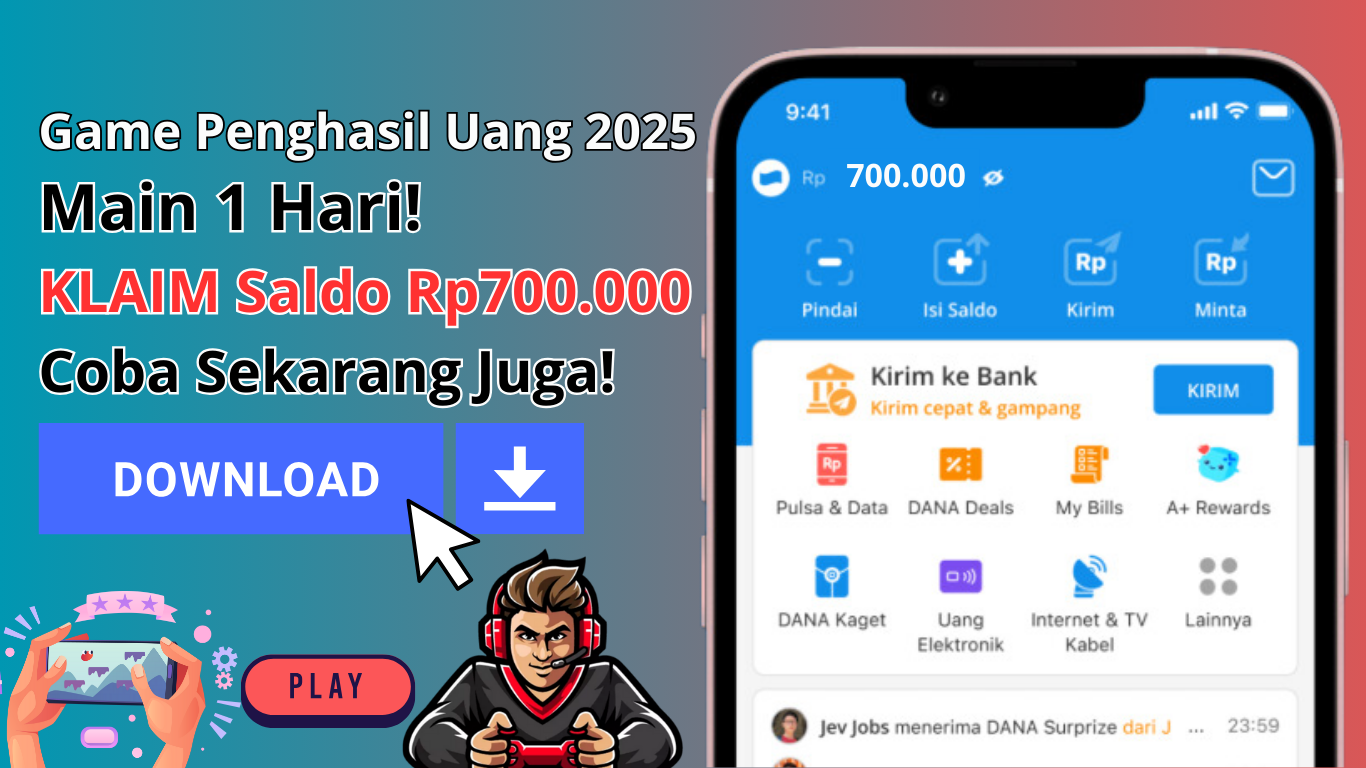 1 Hari Bisa Kantongi Rp700.000 dengan Game Penghasil Uang 2025