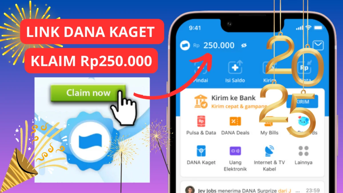 Hanya 1x Klaim Saldo Rp250.000 di Amplop DANA KAGET 2025