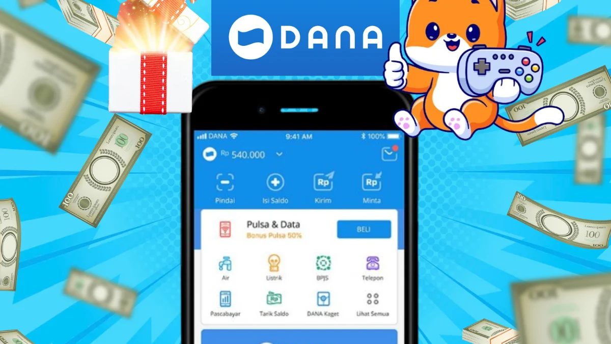 Saldo Rp64.081 Cair ke E Wallet DANA Gratis dari Aplikasi Rating Tinggi di Google Play Store