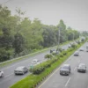 Arus lalu lintas kendaraan di Tol Pasteur, Kota Bandung, Jum'at (3/1). Foto: Dimas Rachmatsyah / Jabar Ekspres