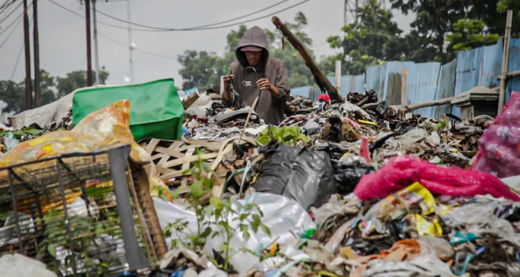 Foto ilustrasi permasalahan sampah di Kota Bandung (Dimas / JE)