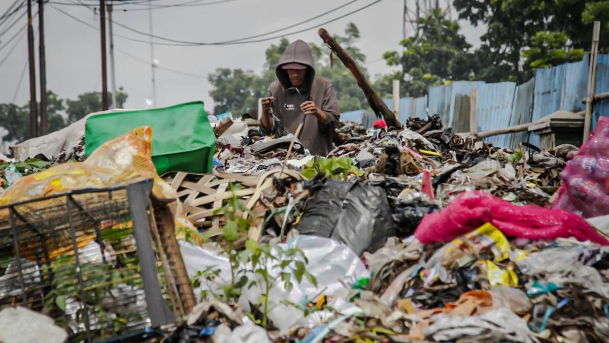 Foto ilustrasi permasalahan sampah di Kota Bandung (Dimas / JE)