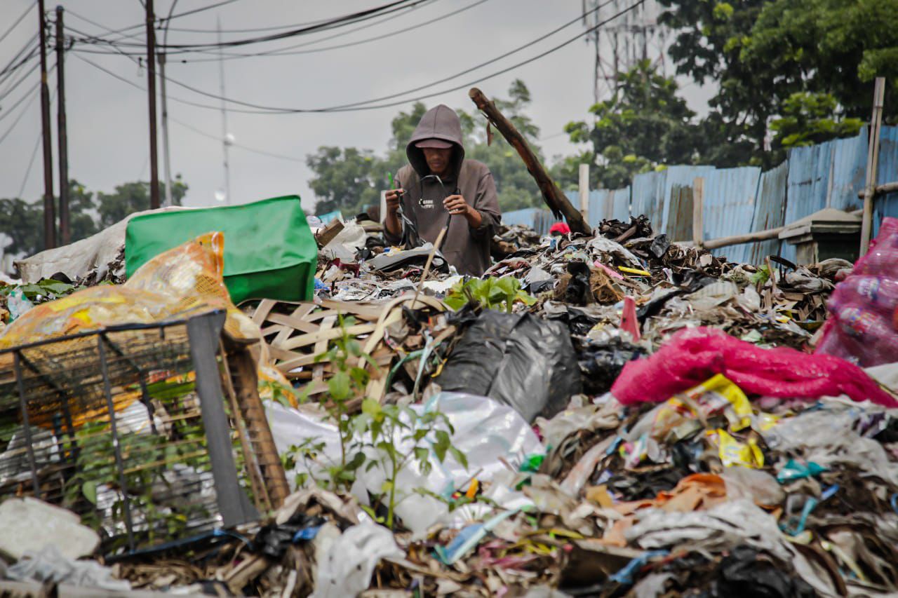 Foto ilustrasi permasalahan sampah di Kota Bandung (Dimas / JE)