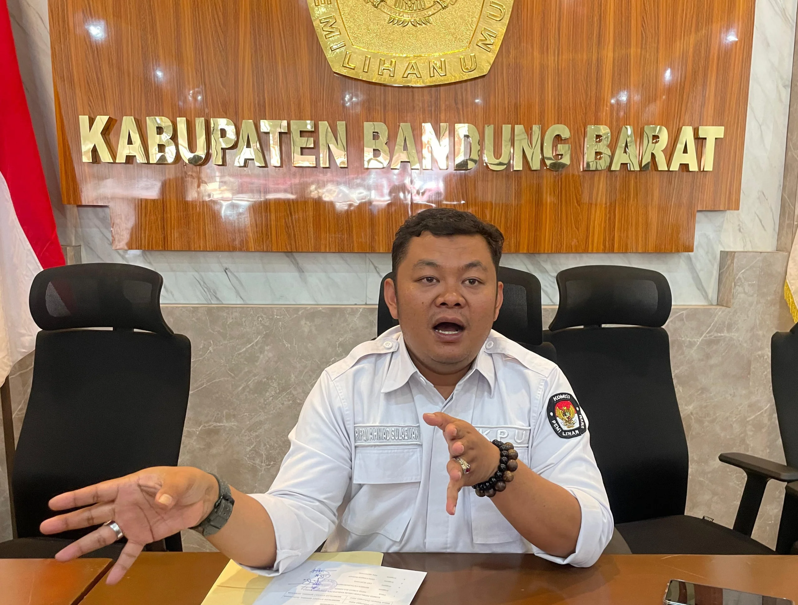 Ketua KPU Bandung Barat, Ripqi Ahmad Sulaeman. Dok Jabar Ekspres/wit