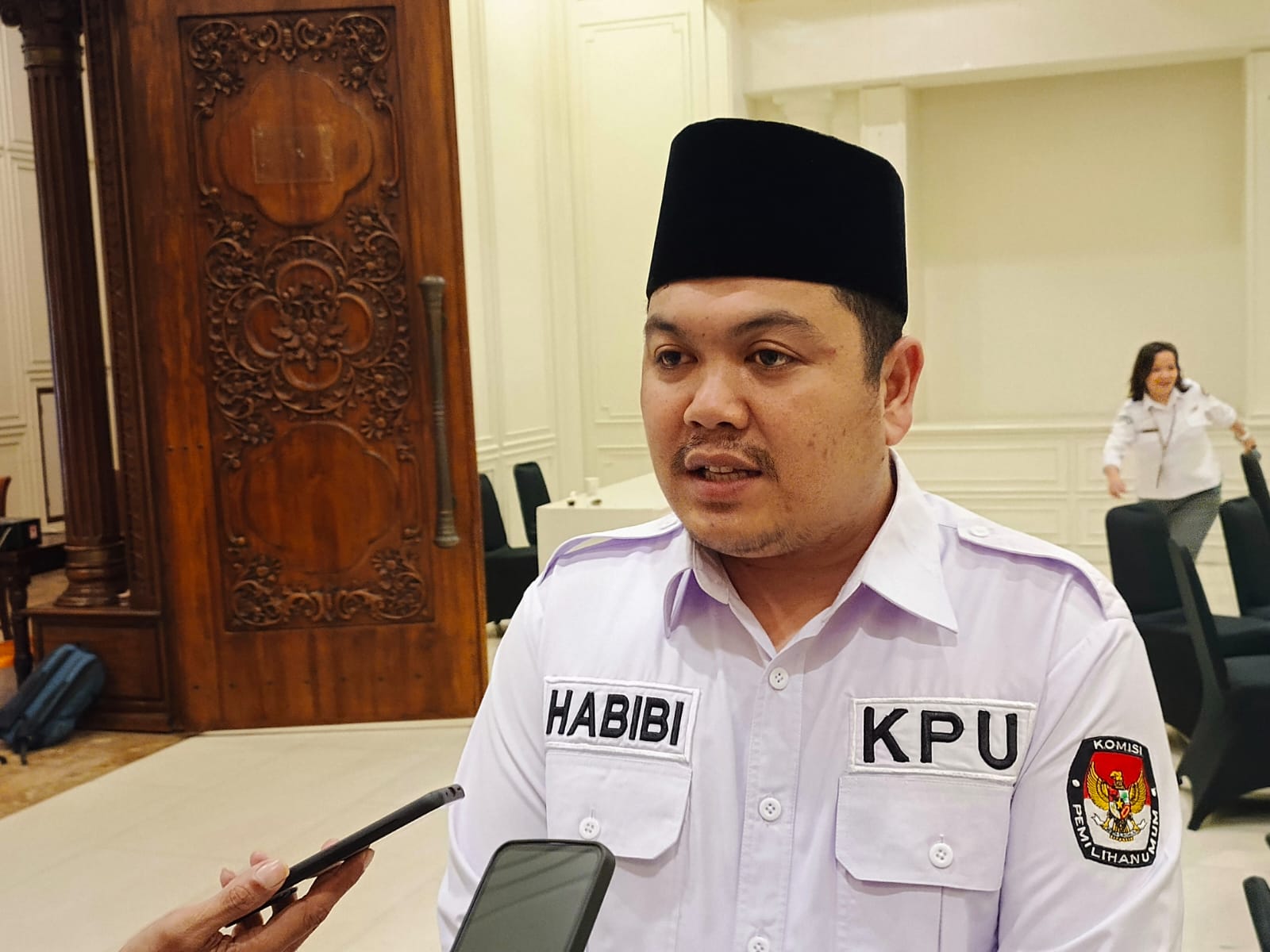 Ketua KPU Kota Bogor, Muhammad Habibi Zainal Arifin. (Yudha Prananda / Jabar Ekspres)