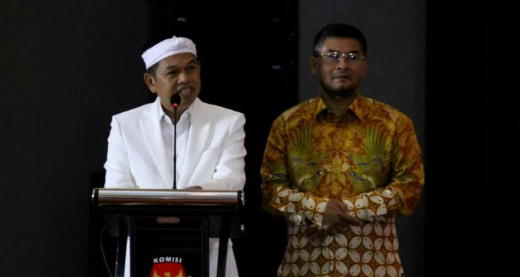 Gubernur Jawa Barat terpilih Dedi Mulyadi dan Wakil Gubernur terpilih Erwan Setiawan. (Son / Jabar Ekspres)