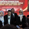 Komisioner KPU Jabar menyampaikan progres sengketa pilkada di MK/Hendrik Muchlison/Jabar Ekspres/