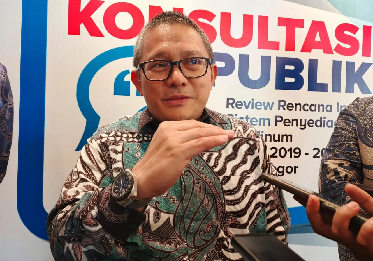 Direktur Umum Perumda Tirta Pakuan Kota Bogor, Rivelino Rizky. (Yudha Prananda / Jabar Ekspres)